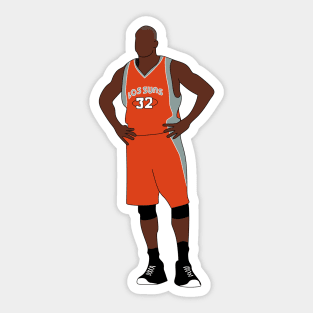 shaq suns 32 Sticker